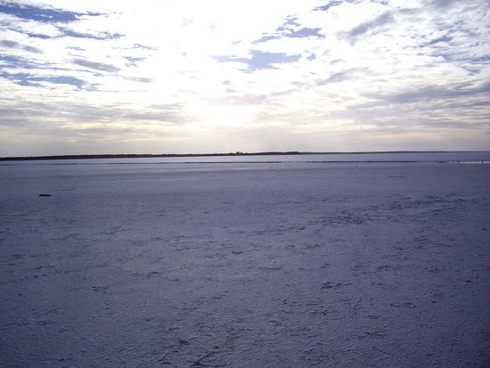 einer der riesigen Salzseen