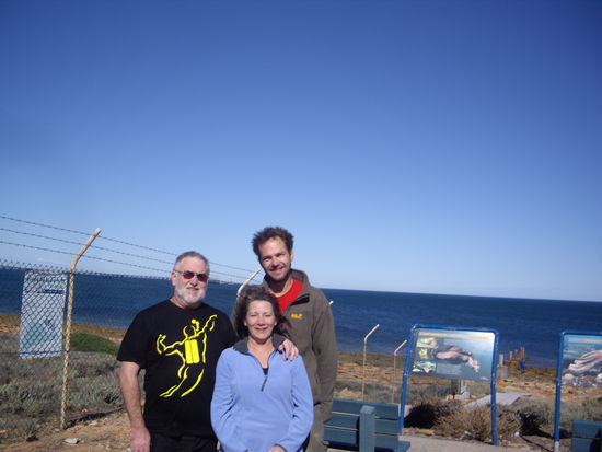 Rob, Lucy und Strubelpeter nach dem Tauchen