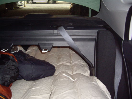 mein Schlafplatz der letzten Tage