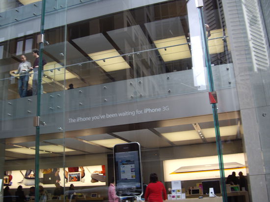 Ich war drin! Im neuen Apple Store in Sydney! 