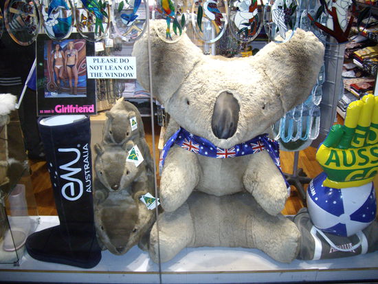 Keine Angst, dieses riesen Souvenier passt nicht in meinen Rucksack!