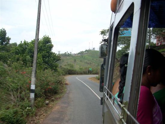 Die Straße von Kumily nach Kottayam