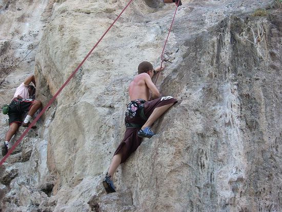 das bin ich. Martina lag unterdessen am Strand.