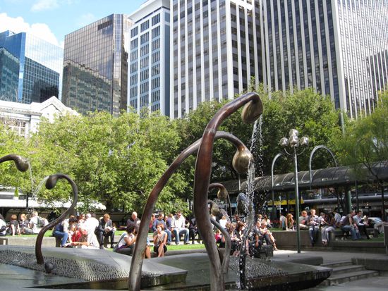 Mittagspause in der City