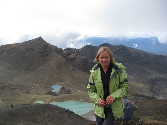 Und hier sind die Emerald Lakes