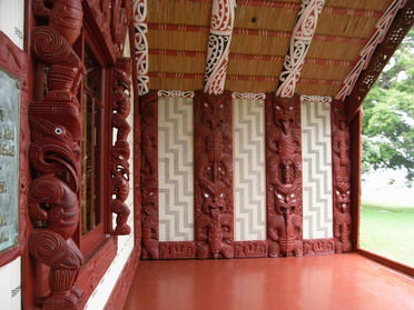Versammlungshaus in Waitangi