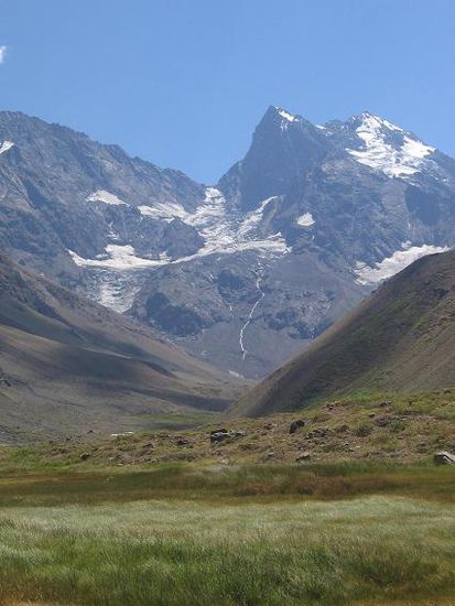 Blick zur Lagune, dem Ziel unserer kleinen Wanderung
