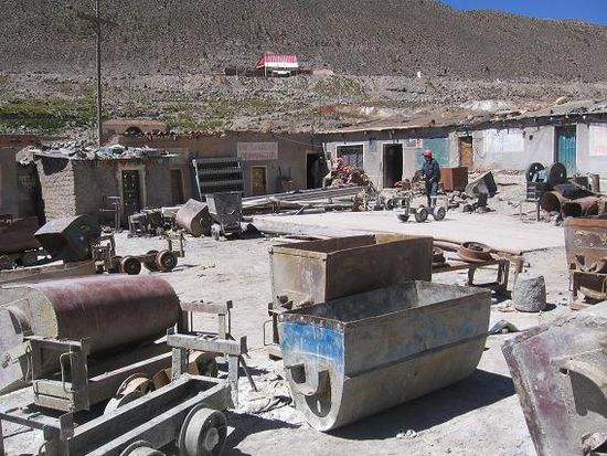 vor der Mine