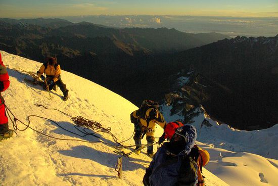 Ausser uns haben es an diesem Tag nur noch 5 andere Leute auf dem Gipfel geschafft