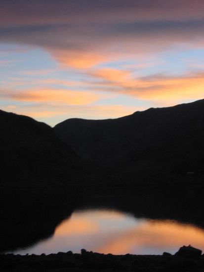 Abendstimmung an der Laguna Chiar Kota