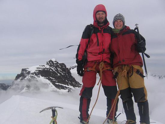 Und endlich am Gipfel!