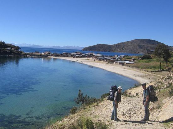 Die Bucht von Challapampa