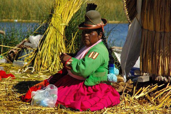 ... und so sieht sie an einer Inselbewohnerin aus