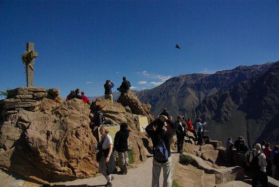 Der Aussichtspunkt Cruz del Condor