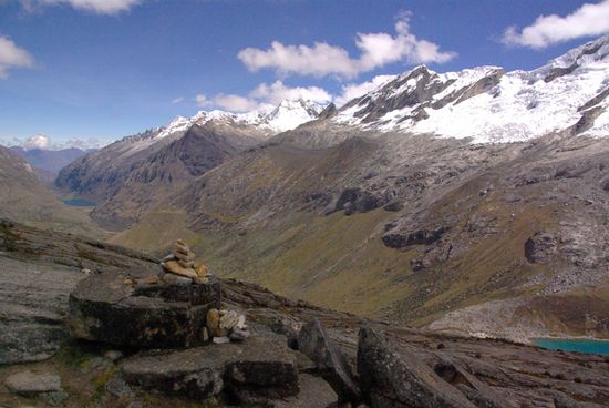 Ein letzter Blick zurueck in die Quebrada Santa Cruz