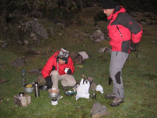 So sieht Kochen ohne Kochzelt aus