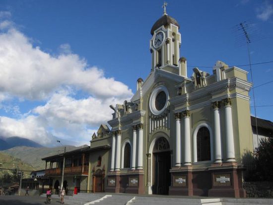 Die Dorfkirche von Vilcabamba