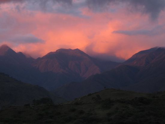 ... und auch die Sonnenuntergänge hier haben uns begeistert