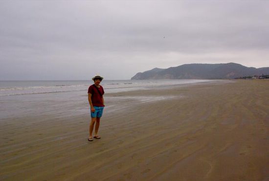 Sehr wenige Touristen. Beim Strandspaziergang am letzten Tag waren wir weit und breit die einzigen. Leider spielte das Wetter nicht ganz mit.