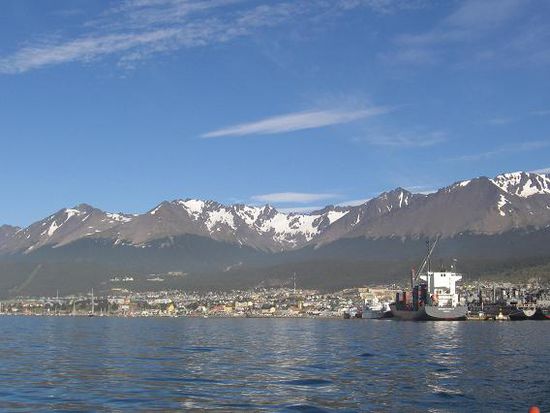 Ushuaia vom Boot aus