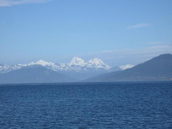 Zwei Gipfel der Cordillera Darwin