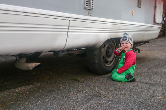 Georg hat ziemlichen Spass daran.