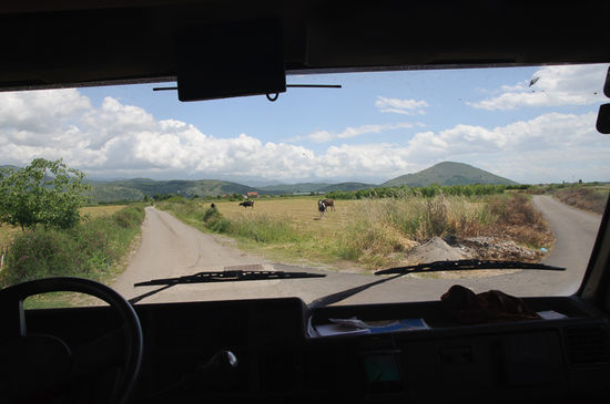 Die Strassen werden zwischendurch schmaler.
