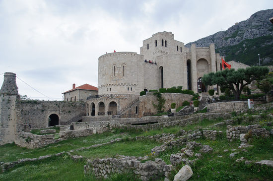 Im Inneren des Burggeländes