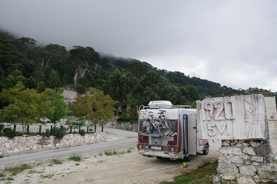 Rastplatz am Llogarapass