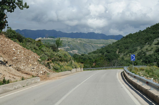 Der Kirschenpass. Sieht unspektakulär aus, war aber ziemlich steil