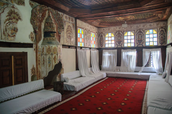 Das Prunkzimmer, für Feiern und Männerrunden reserviert.