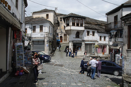 In den Strassen von Gjirokaster