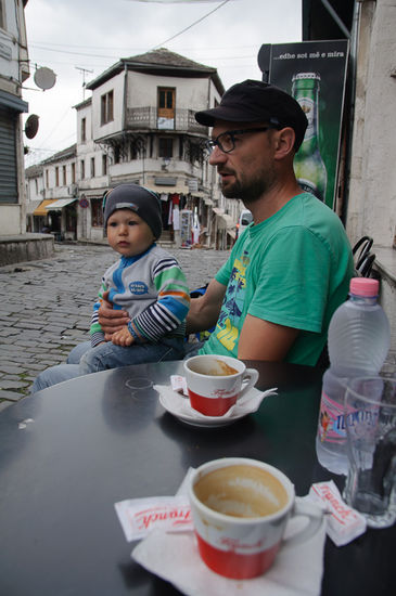 Wir haben uns hier auch einen Kaffee gegönnt