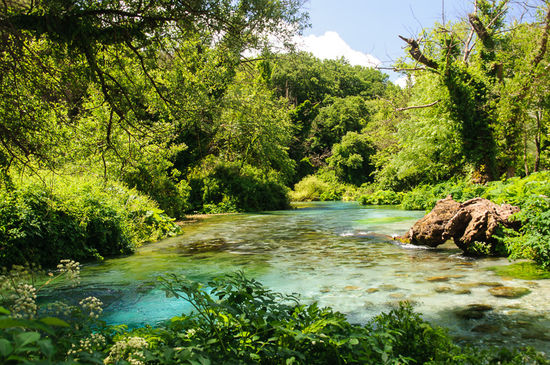 Die Bistrica beim Blue Eye