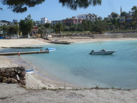 Eine Bucht von Ksamil