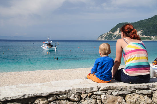 Ein sehr schöner kleiner Strand