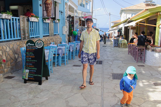 In den Strassen von Agios Nikitas