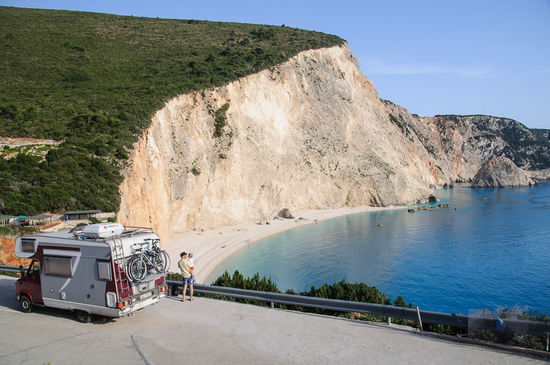 Angekommen in Porto Katsimi, ein unglaublicher Ausblick