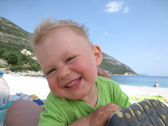 Georg und uns gefällts gut hier