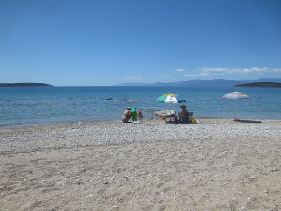 Viel ist noch nicht los in Drepanon, das wird im Sommer sicher mehr werden.