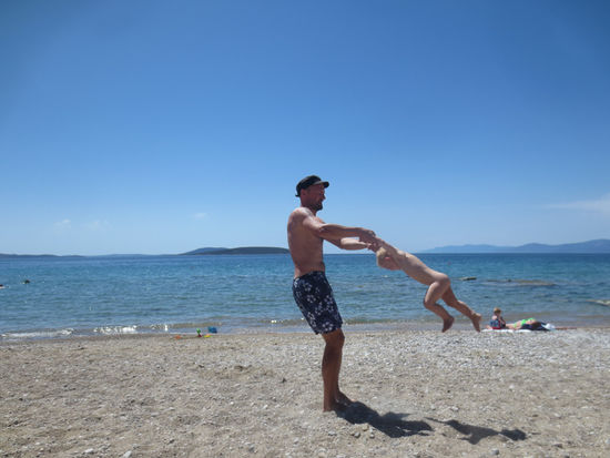 Fliegerspielen mit Georg