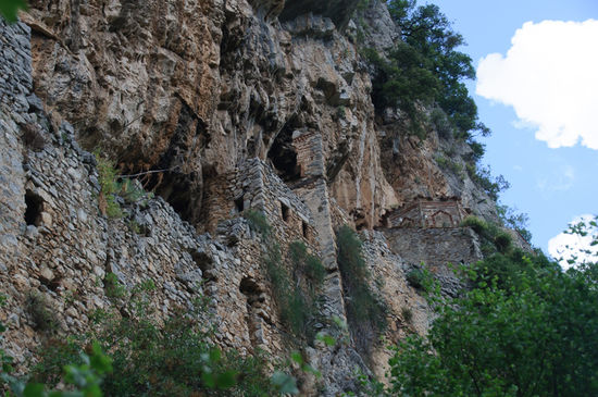 Das alte Philosophou Kloster