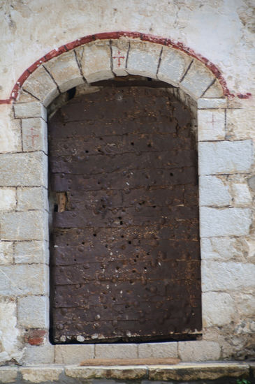 Als wir gekommen sind, war das Tor noch verschlossen.