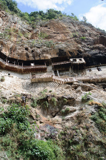 Das Podromou Kloster in der Felsnische