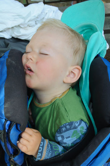 Da ist einer ein wenig müde.