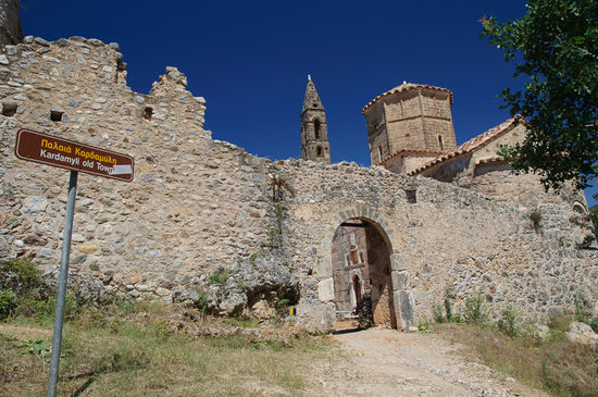 Eingang zur alten Kardamili Siedlung