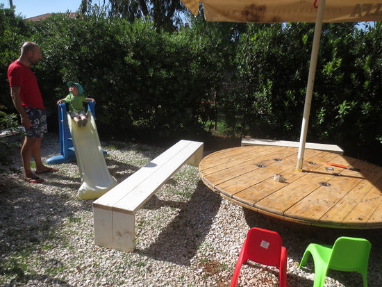 In den Lokalen gibt es fast immer einen kleinen oder auch grösseren Kinderspielbereich