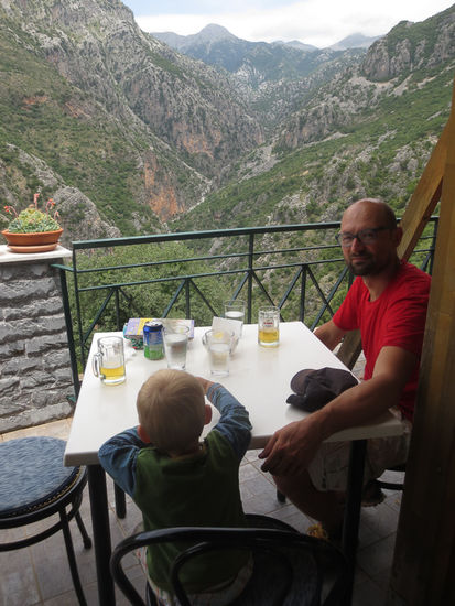 Das kühle Bier haben wir uns verdient.