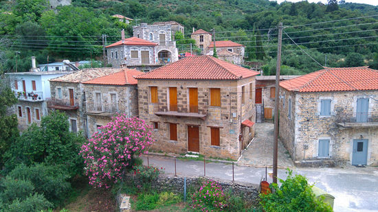 Die kleine Siedlung Kolybetsaika