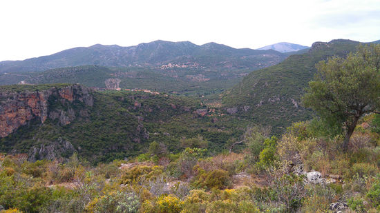 Am Weg nach Agia Sophia, oberhalb der Schlucht